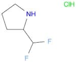 Pyrrolidine, 2-(difluoromethyl)-, hydrochloride (1:1)