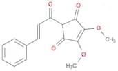 4-Cyclopentene-1,3-dione, 4,5-dimethoxy-2-[(2E)-1-oxo-3-phenyl-2-propen-1-yl]-