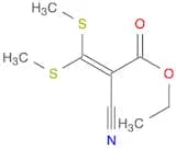 2-Propenoic acid, 2-cyano-3,3-bis(methylthio)-, ethyl ester