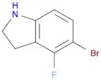 5-BROMO-4-FLUOROINDOLINE