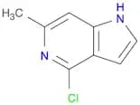 1H-Pyrrolo[3,2-c]pyridine, 4-chloro-6-Methyl-