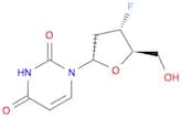 2',3'-Dideoxy-3'-fluoro-α-uridine