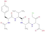 L-Alaninamide, N-acetyl-L-tyrosyl-L-valyl-N-[(1S)-1-(carboxymethyl)-3-chloro-2-oxopropyl]-