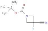 1-Azetidinecarboxylic acid, 3-cyano-3-fluoro-, 1,1-dimethylethyl ester