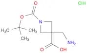 3-(aminomethyl)-1-[(tert-butoxy)carbonyl]azetidine-3-carboxylic acid hydrochloride