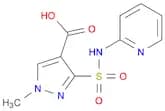 1H-Pyrazole-4-carboxylic acid, 1-methyl-3-[(2-pyridinylamino)sulfonyl]-