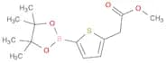 2-Thiopheneacetic acid, 5-(4,4,5,5-tetramethyl-1,3,2-dioxaborolan-2-yl)-, methyl ester