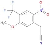 BENZENEACETONITRILE, 5-METHOXY-2-NITRO-4-(TRIFLUOROMETHYL)-