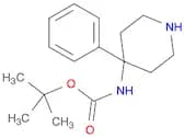 Carbamic acid, N-(4-phenyl-4-piperidinyl)-, 1,1-dimethylethyl ester