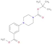 1-Piperazinecarboxylic acid, 4-[3-(methoxycarbonyl)phenyl]-, 1,1-dimethylethyl ester