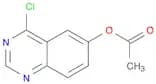 6-Quinazolinol, 4-chloro-, 6-acetate