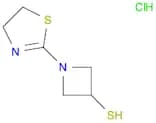 3-Azetidinethiol, 1-(4,5-dihydro-2-thiazolyl)-, hydrochloride (1:1)