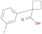Cyclobutanecarboxylic acid, 1-(3-fluorophenyl)-