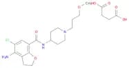 Butanedioic acid, compd. with 4-amino-5-chloro-2,3-dihydro-N-[1-(3-methoxypropyl)-4-piperidinyl]-7…