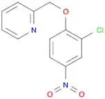 Pyridine, 2-[(2-chloro-4-nitrophenoxy)methyl]-