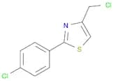 Thiazole, 4-(chloromethyl)-2-(4-chlorophenyl)-