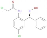 2-Chloro-N-(4-chloro-2-((hydroxyimino)(phenyl)methyl)phenyl)acetamide