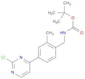 tert-Butyl 4-(2-chloropyrimidin-4-yl)-2-methylbenzylcarbamate
