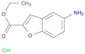 Ethyl 5-aminobenzofuran-2-carboxylate HCl