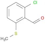 Benzaldehyde, 2-chloro-6-(methylthio)-