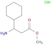 Cyclohexanepropanoic acid, β-amino-, methyl ester, hydrochloride (1:1)