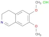 Isoquinoline, 3,4-dihydro-6,7-dimethoxy-, hydrochloride (1:1)