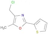 Oxazole, 4-(chloromethyl)-5-methyl-2-(2-thienyl)-