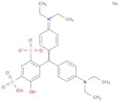 Ethanaminium, N-[4-[[4-(diethylamino)phenyl](5-hydroxy-2,4-disulfophenyl)methylene]-2,5-cyclohexad…