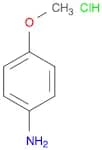 Benzenamine, 4-methoxy-, hydrochloride (1:1)