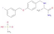 Propanamide, 2-[[[4-[(3-fluorophenyl)methoxy]phenyl]methyl]amino]-, (2S)-, methanesulfonate (1:1)