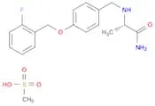 (S)-2-((4-((2-Fluorobenzyl)oxy)benzyl)amino)propanamide methanesulfonate