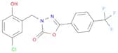 1,3,4-Oxadiazol-2(3H)-one, 3-[(5-chloro-2-hydroxyphenyl)methyl]-5-[4-(trifluoromethyl)phenyl]-