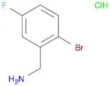(2-Bromo-5-fluorophenyl)methanamine hydrochloride