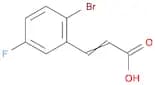 2-BROMO-5-FLUOROCINNAMIC ACID
