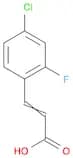 2-Propenoic acid, 3-(4-chloro-2-fluorophenyl)-