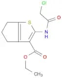 4H-Cyclopenta[b]thiophene-3-carboxylic acid, 2-[(2-chloroacetyl)amino]-5,6-dihydro-, ethyl ester