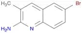 2-Quinolinamine, 6-bromo-3-methyl-