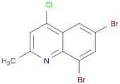 Quinoline, 6,8-dibromo-4-chloro-2-methyl-