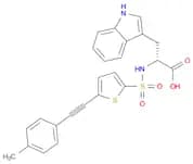 D-Tryptophan, N-[[5-[2-(4-methylphenyl)ethynyl]-2-thienyl]sulfonyl]-