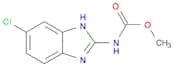 CARBAMIC ACID, N-(6-CHLORO-1H-BENZIMIDAZOL-2-YL)-, METHYL ESTER