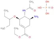 phosphoric acid ethyl (3R,4R,5S)-5-amino-4-acetamido-3-(pentan-3-yloxy)cyclohex-1-ene-1-carboxylate