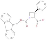 1,2-Azetidinedicarboxylic acid, 3-phenyl-, 1-(9H-fluoren-9-ylmethyl) ester, (2R,3R)-rel-