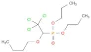 Phosphonic acid, (1-butoxy-2,2,2-trichloroethyl)-, dipropyl ester (8CI,9CI)