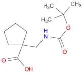 Cyclopentanecarboxylic acid, 1-[[[(1,1-dimethylethoxy)carbonyl]amino]methyl]-