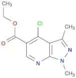 1H-Pyrazolo[3,4-b]pyridine-5-carboxylic acid, 4-chloro-1,3-dimethyl-, ethyl ester