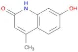 7-Hydroxy-4-methylquinolin-2(1H)-one