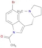 Ethanone, 1-[5-bromo-3-[[(2R)-1-methyl-2-pyrrolidinyl]methyl]-1H-indol-1-yl]-