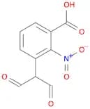 Benzoic acid, 3-(1-formyl-2-oxoethyl)-2-nitro-