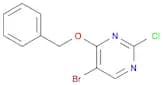 Pyrimidine, 5-bromo-2-chloro-4-(phenylmethoxy)-