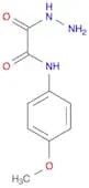 2-Hydrazino-n-(4-methoxyphenyl)-2-oxoacetamide